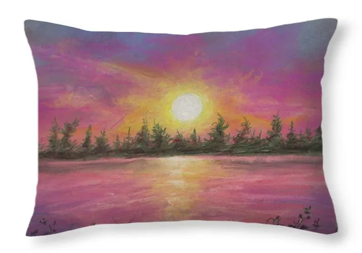 A kiss - Throw Pillow