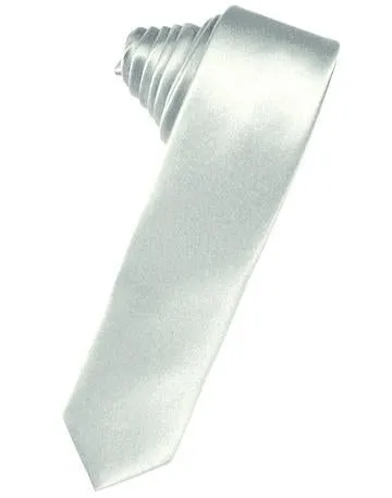 Angel Luxury Satin Skinny Necktie
